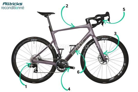 BMC Roadmachine 01 ONE Sram Red AXS 12V T.56 178/186cm 2024 - Produit Reconditionné - 2