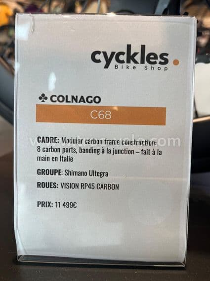 COLNAGO C68 Taille S (48,5) - 8